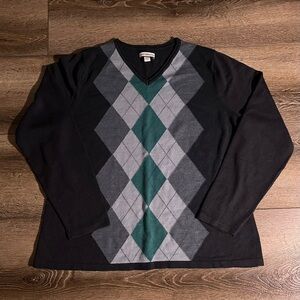 XL Croft & Barrow V-neck knit sweater